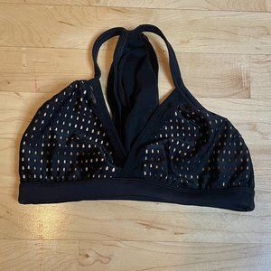 Second Skin - Netted Triangle Top - Black